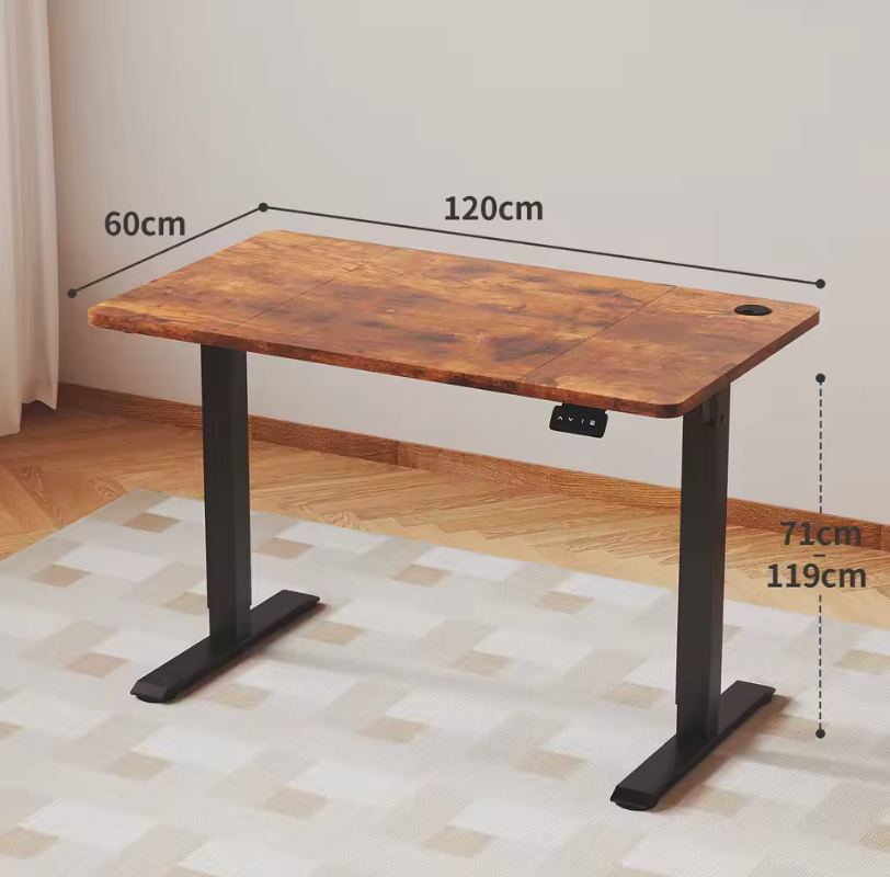 Bureau assis-debout MyErgoSphere position debout 118 cm pour télétravail